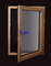 Aqueça Insulati 70m Windows de alumínio de madeira 6063 - T5 com vidro dobro sobre